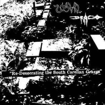 画像1: Usva / Draco - Re-Desecrating the South Carelian Graves / CD