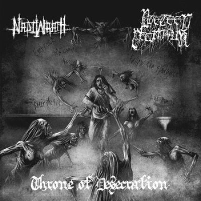 画像1: [HMP 023] Nadiwrath / Preteen Deathfuk - Throne Of Desecration / CD