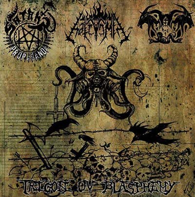 画像1: Satan's Propaganda / Impaler of Pest / Hatevomit - Trigon ov Blasphemy / CD