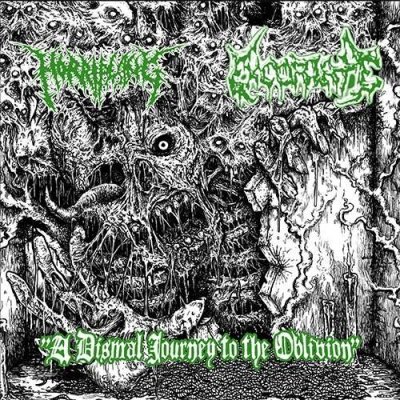 画像1: Horrifying / Excoriate - A Dismal Journey To The Oblivion / CD