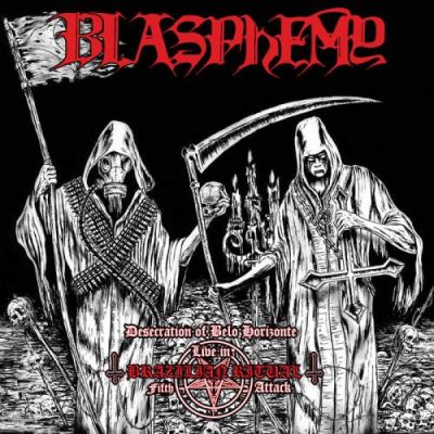 画像1: Blasphemy - Desecration of Belo Horizonte - Live in Brazilian Ritual Fifth Attack / LP + DVD (Black Color)