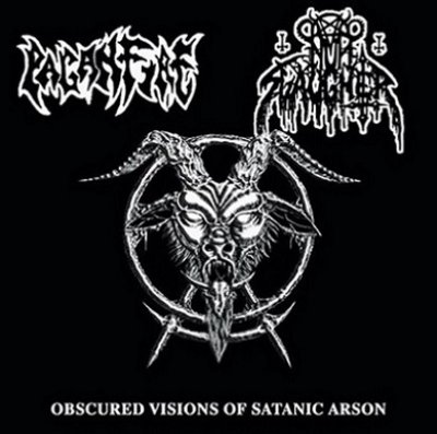 画像1: Nunslaughter / Paganfire - Obscured Visions of Satanic Arson / CD