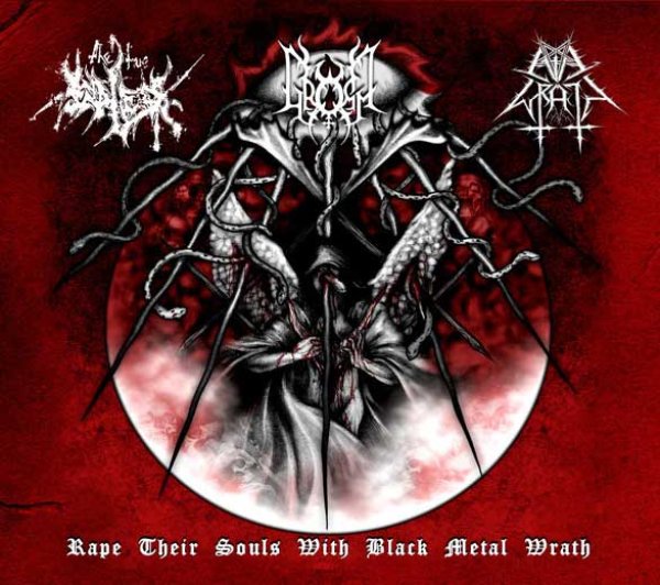 画像1: Evil Wrath / The True Endless / Gromm - Rape Their Souls With Black Metal Wrath / DigiCD (1)