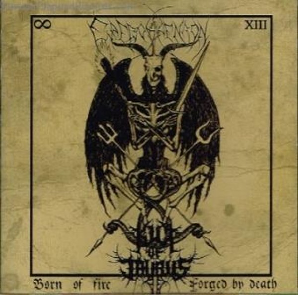 画像1: Erevos Aenaon / Kult of Taurus - Born of Fire, Forged by Death / CD (1)