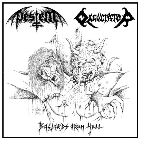 画像1: Pestem / Occultator - Bastards From Hell / CD (1)